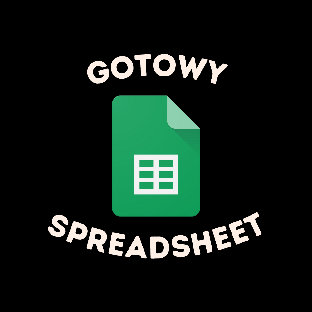 Gotowy spreadsheet
